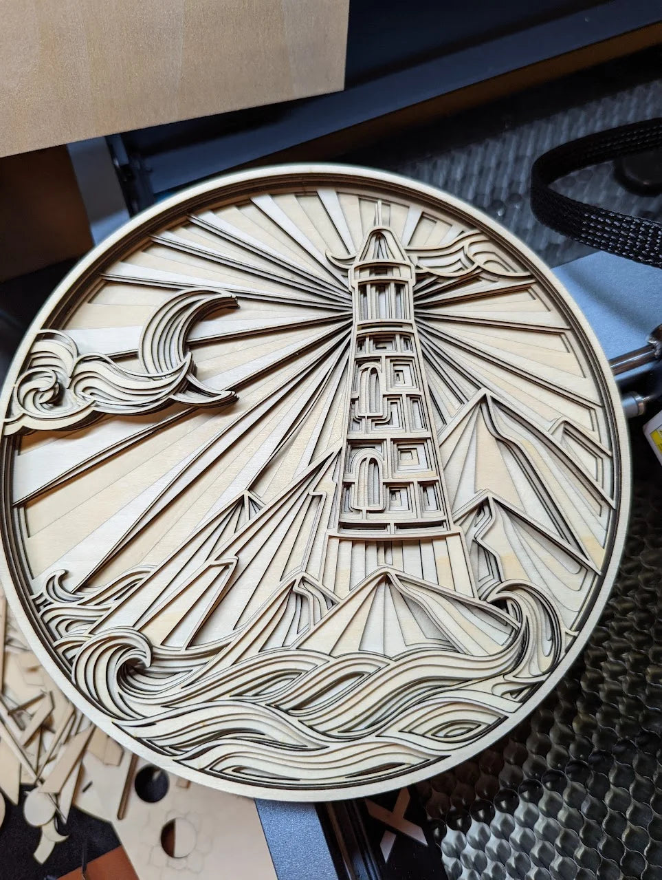 BusyBeem engraving