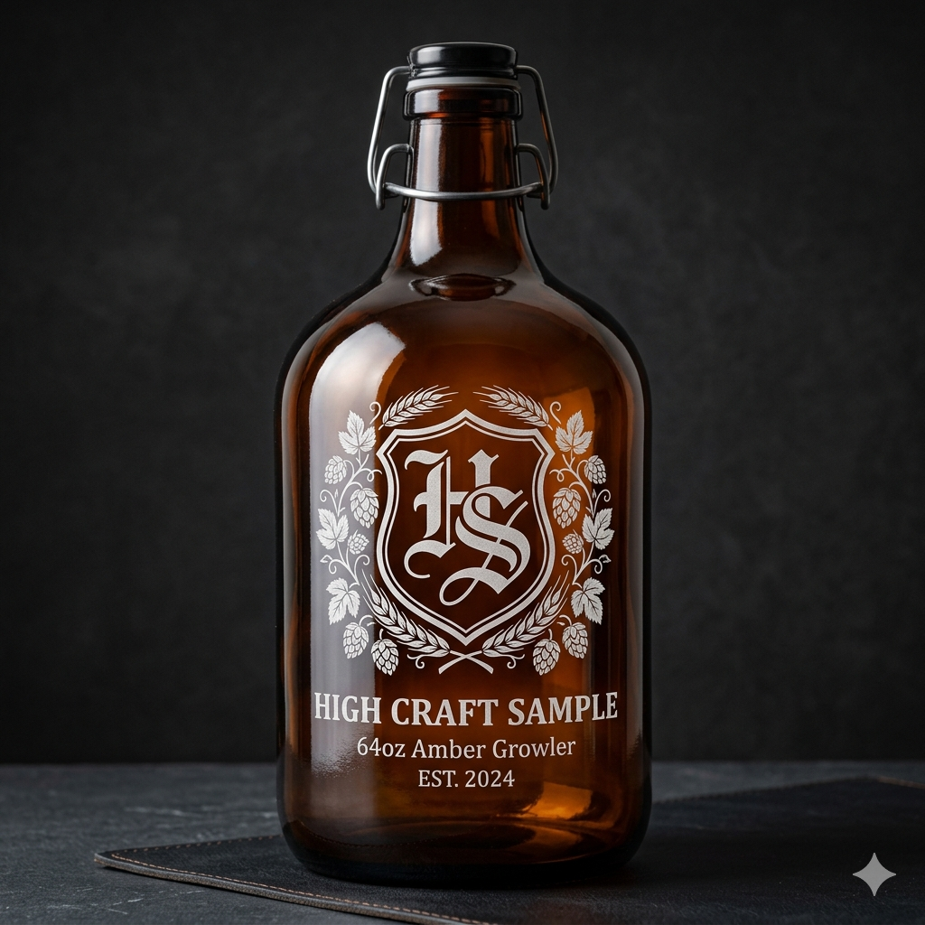 Glass Growler 64oz