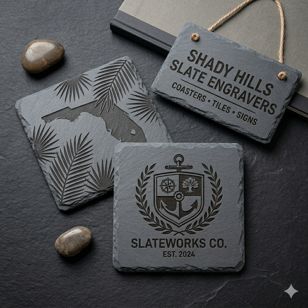 Slate engraving example